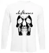 Лонгслив Deftones skull Белый фото