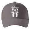 Кепка Deftones skull Серый фото