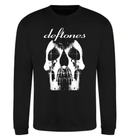 Свитшот Deftones skull Черный фото