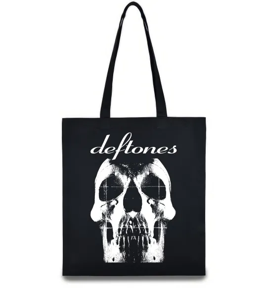Еко-сумка Deftones skull Чорний фото