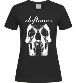 Женская футболка Deftones skull