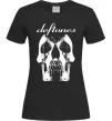 Женская футболка Deftones skull Черный фото
