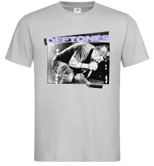 Мужская футболка Deftones photo Серый фото