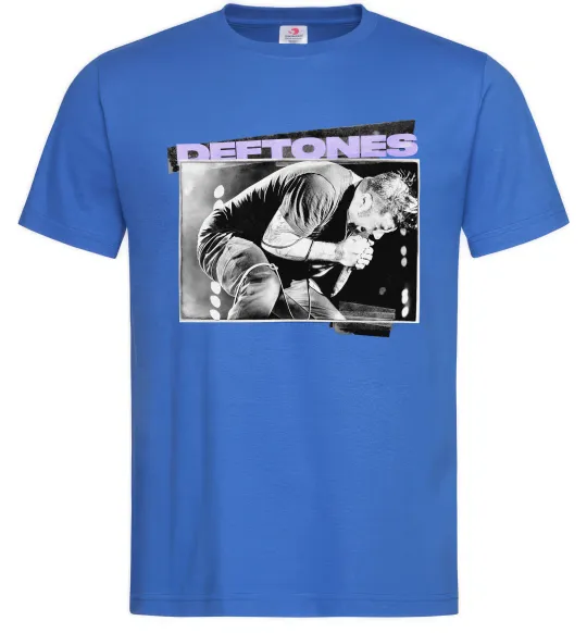 Мужская футболка Deftones photo Ярко-синий фото