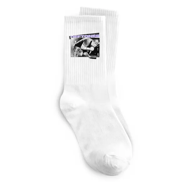 Шкарпетки Deftones photo Білий фото