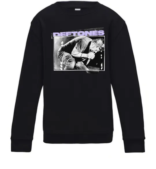 Детский Свитшот Deftones photo Черный фото