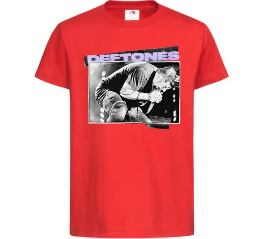 Дитяча футболка Deftones photo Червоний фото