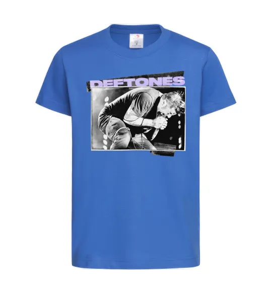 Дитяча футболка Deftones photo Яскраво-синій фото