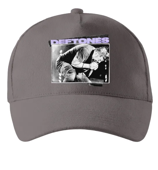 Кепка Deftones photo Серый фото