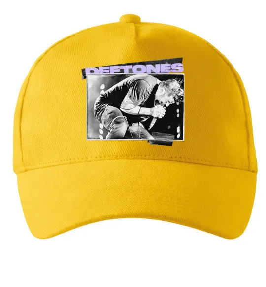 Кепка Deftones photo Сонячно жовтий фото