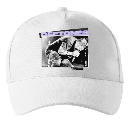 Кепка Deftones photo Білий фото