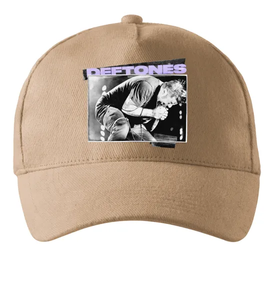 Кепка Deftones photo Песочный фото