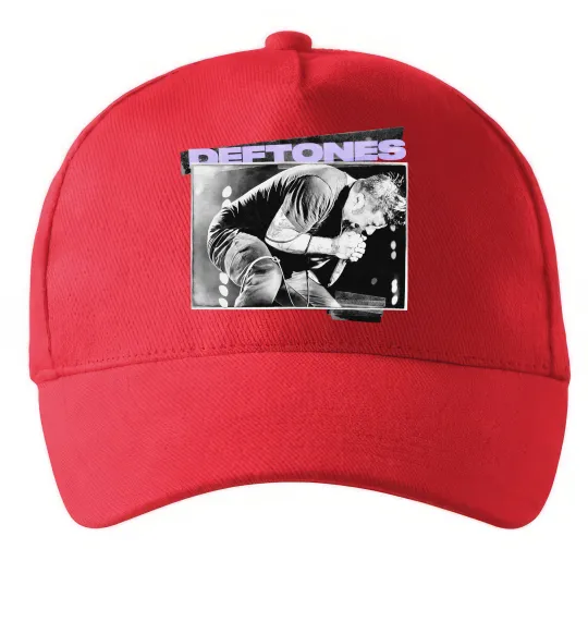 Кепка Deftones photo Червоний фото