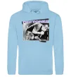 Женская толстовка (худи) Deftones photo Голубой фото