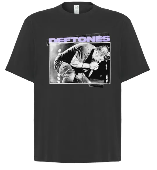 Футболка Оверсайз Deftones photo Черный фото