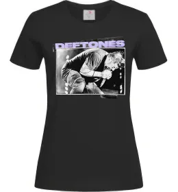 Женская футболка Deftones photo Черный фото
