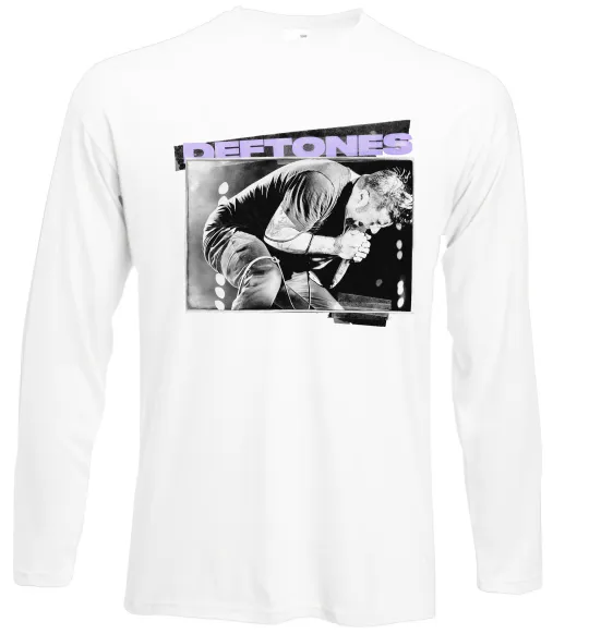 Лонгслив Deftones photo Белый фото