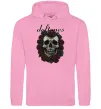 Женская толстовка (худи) Deftones skull and roses Розовый фото