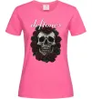 Жіноча футболка Deftones skull and roses Яскраво-рожевий фото
