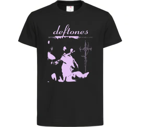 Дитяча футболка Deftones saturday night Чорний фото