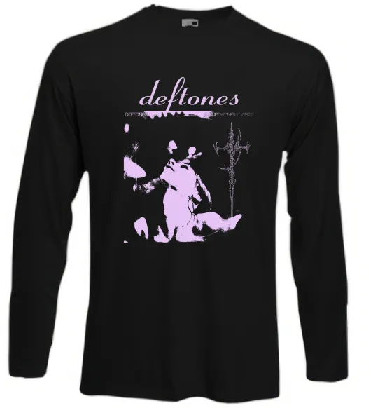 Лонгслив Deftones saturday night Черный фото