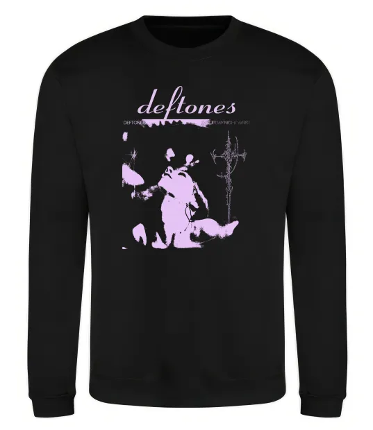 Світшот Deftones saturday night Чорний фото