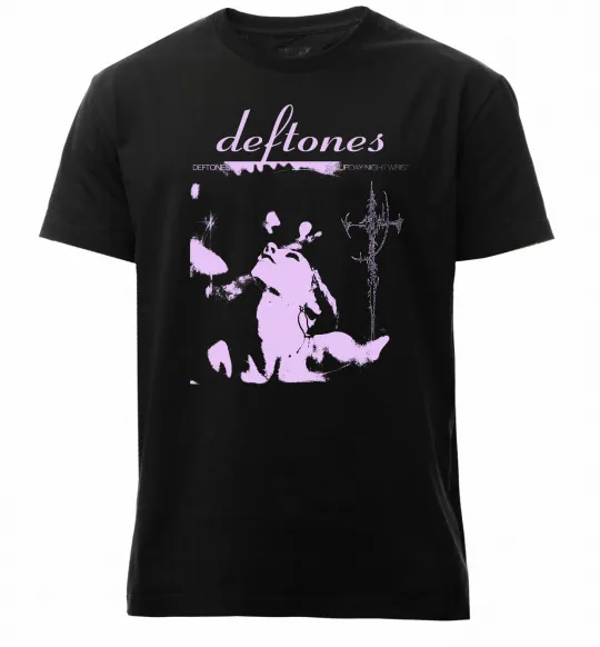 Мужская премиум футболка Deftones saturday night Черный фото