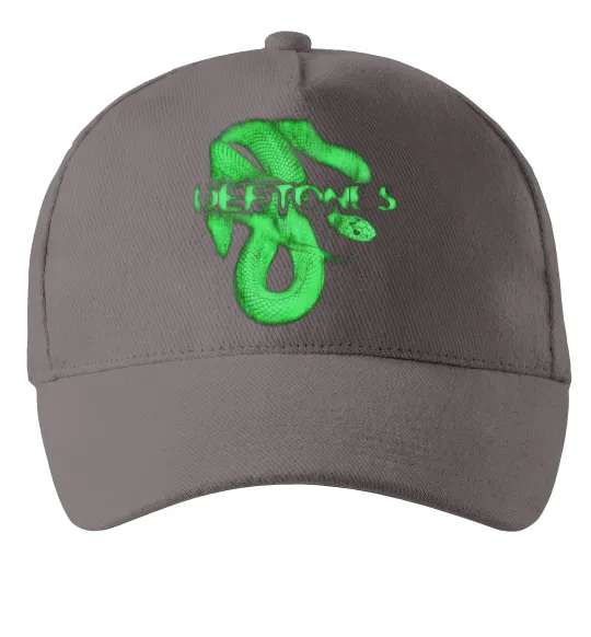 Кепка Deftones snake Серый фото