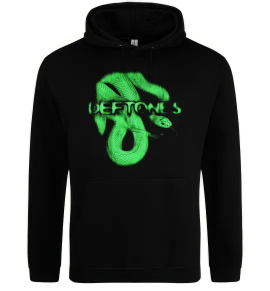Чоловіча толстовка (худі) Deftones snake Чорний фото