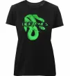 Жіноча преміум футболка Deftones snake Чорний фото