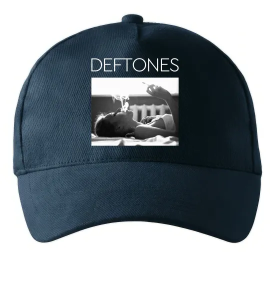 Кепка Deftones smoking Темно-синий фото