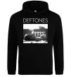 Чоловіча толстовка (худі) Deftones smoking Чорний фото