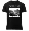 Мужская премиум футболка Deftones smoking Черный фото