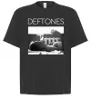 Футболка Оверсайз Deftones smoking Черный фото