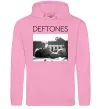 Мужская толстовка (худи) Deftones smoking Розовый фото