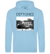 Жіноча толстовка (худі) Deftones smoking Блакитний фото