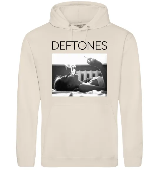 Женская толстовка (худи) Deftones smoking Таш фото