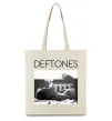 Эко-сумка Deftones smoking Бежевый фото