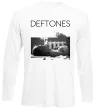 Лонгслив Deftones smoking Белый фото