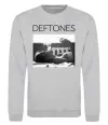 Світшот Deftones smoking Сірий меланж фото