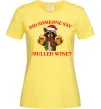 Женская футболка Єнот з глінтвейном Лимонный фото