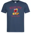 Мужская футболка Mullef wine social club Темно-синий фото