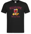 Мужская футболка Mullef wine social club Черный фото