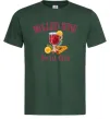 Мужская футболка Mullef wine social club Темно-зеленый фото