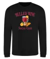 Свитшот Mullef wine social club Черный фото