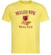Мужская футболка Mullef wine social club Лимонный фото
