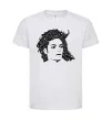 Дитяча футболка Michael Jackson's face, колір - білий, розмір - XS Білий фото