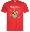Чоловіча футболка Mulled wine Червоний Чоловіча футболка Mulled wine Червоний фото