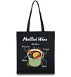 Эко-сумка Mulled wine Черный фото