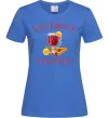Женская футболка Клуб любителів глінтвейну Ярко-синий фото